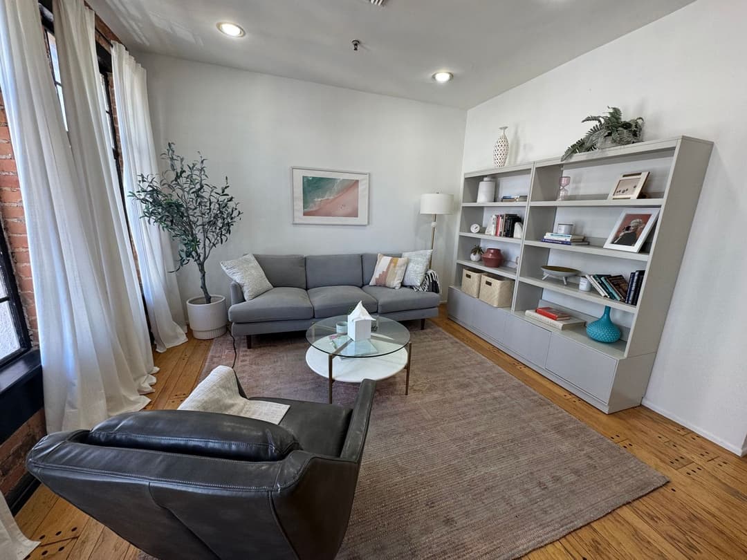 Therapy session room